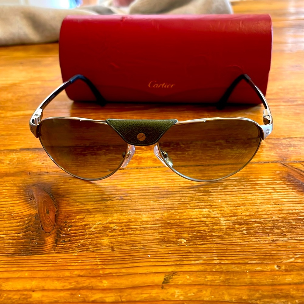 New Cartier sunglasses with case